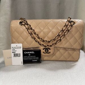 Chanel Double Flap Caviar Quilted Handbag